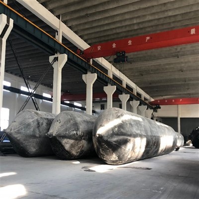 공압 에어백 해양 발사